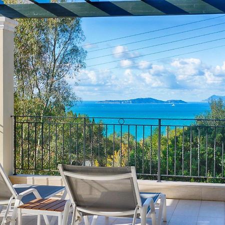 Villa Afionas - 3 Minutes From The Beach With Heated Eco-Pool And Sunset View Exteriör bild