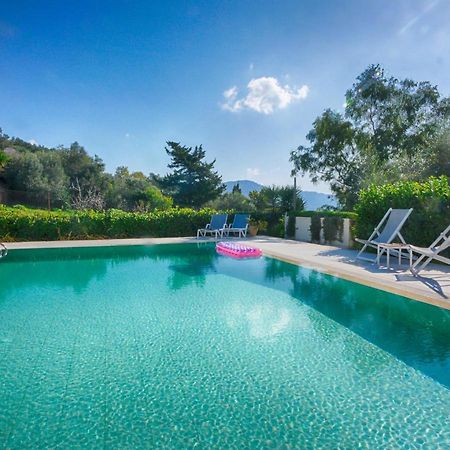 Villa Afionas - 3 Minutes From The Beach With Heated Eco-Pool And Sunset View Exteriör bild