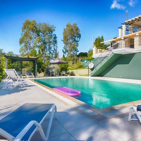 Villa Afionas - 3 Minutes From The Beach With Heated Eco-Pool And Sunset View Exteriör bild