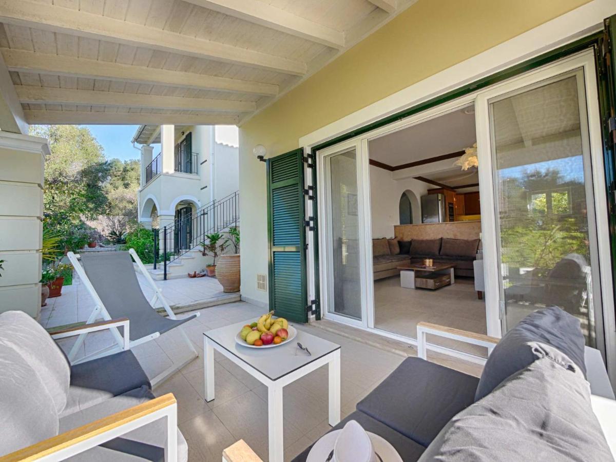 Villa Afionas - 3 Minutes From The Beach With Heated Eco-Pool And Sunset View Exteriör bild