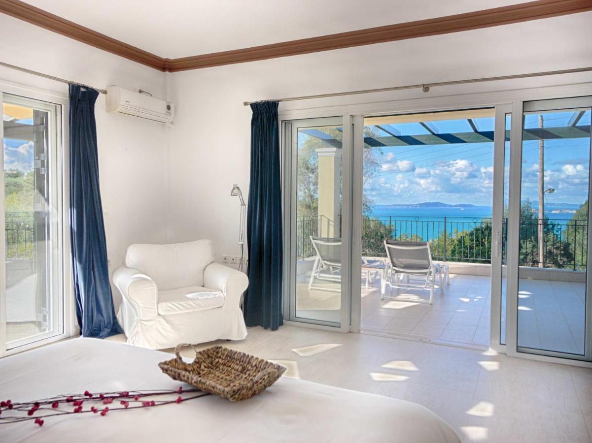 Villa Afionas - 3 Minutes From The Beach With Heated Eco-Pool And Sunset View Exteriör bild