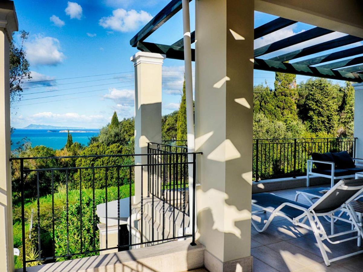 Villa Afionas - 3 Minutes From The Beach With Heated Eco-Pool And Sunset View Exteriör bild