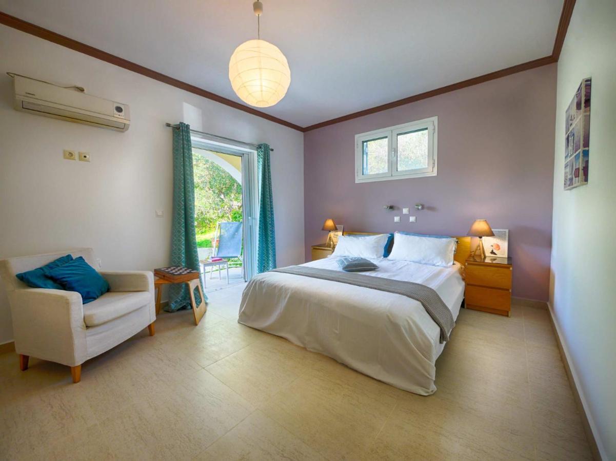 Villa Afionas - 3 Minutes From The Beach With Heated Eco-Pool And Sunset View Exteriör bild