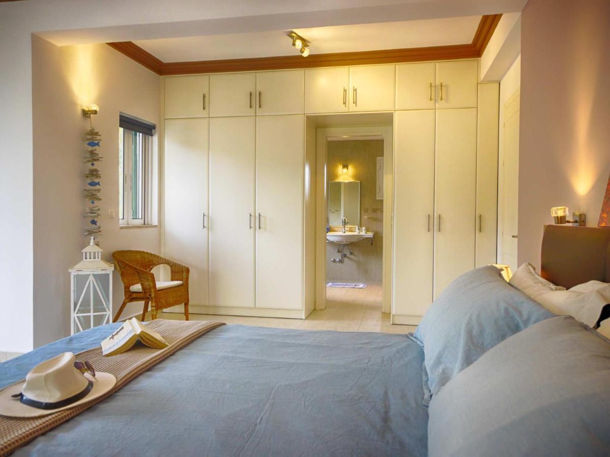 Villa Afionas - 3 Minutes From The Beach With Heated Eco-Pool And Sunset View Exteriör bild
