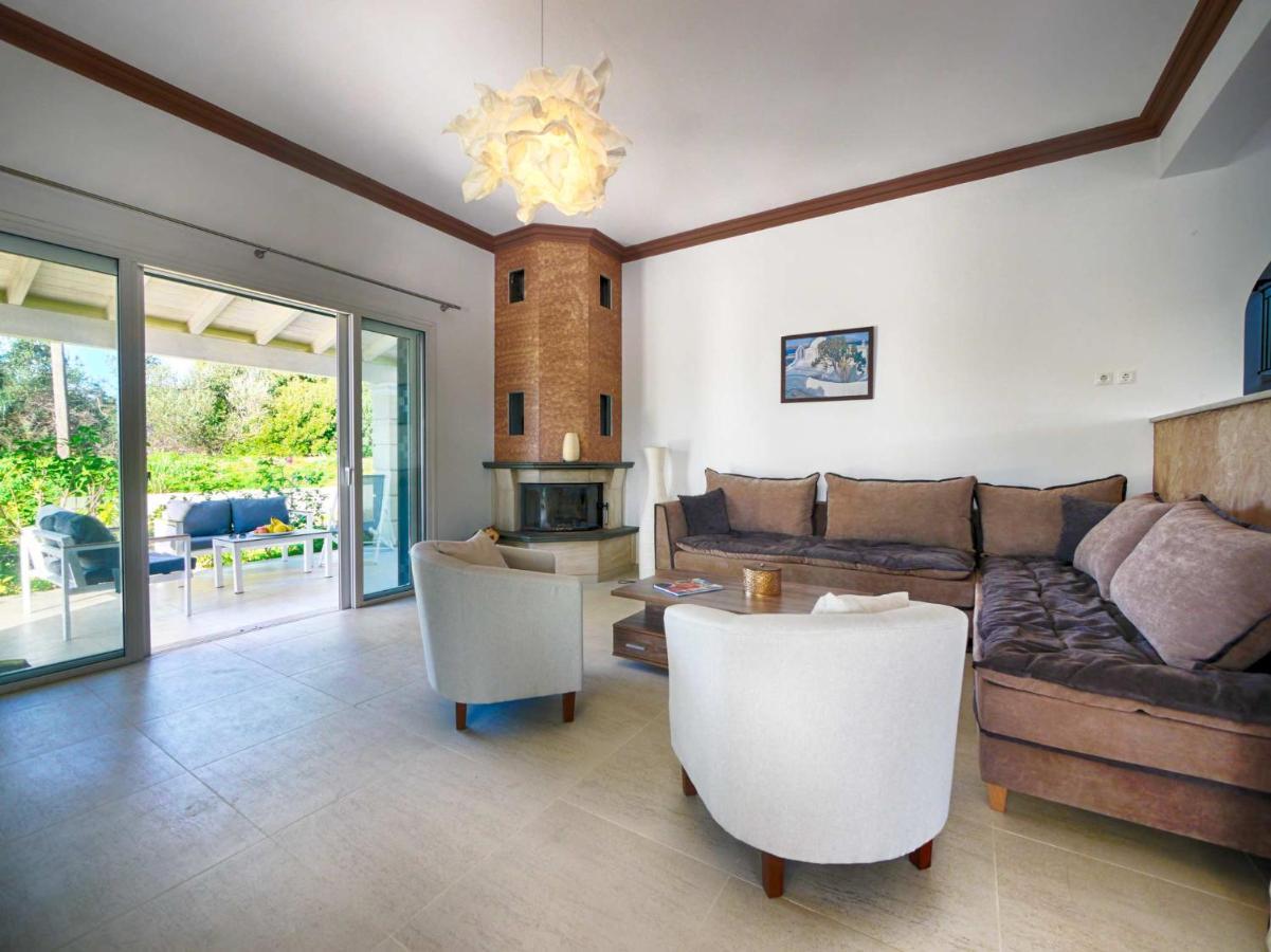 Villa Afionas - 3 Minutes From The Beach With Heated Eco-Pool And Sunset View Exteriör bild