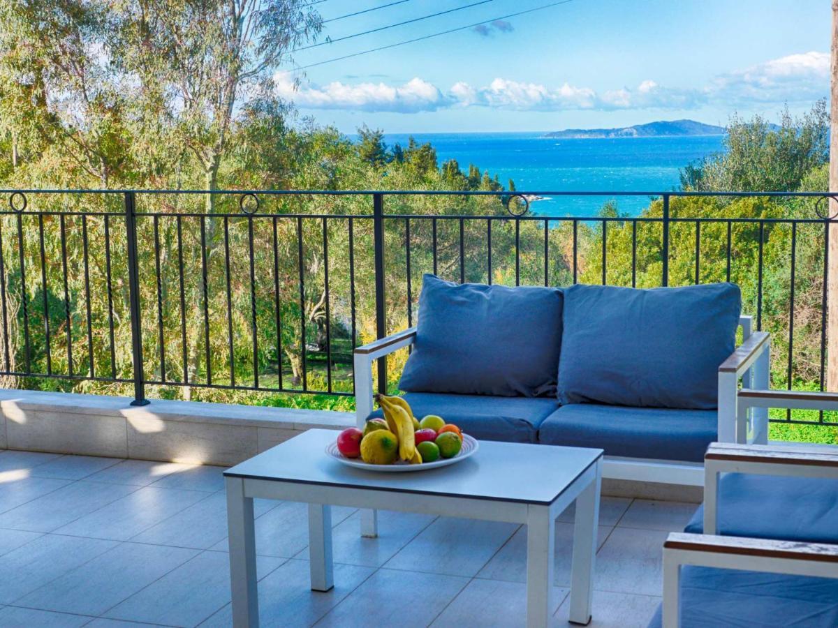 Villa Afionas - 3 Minutes From The Beach With Heated Eco-Pool And Sunset View Exteriör bild