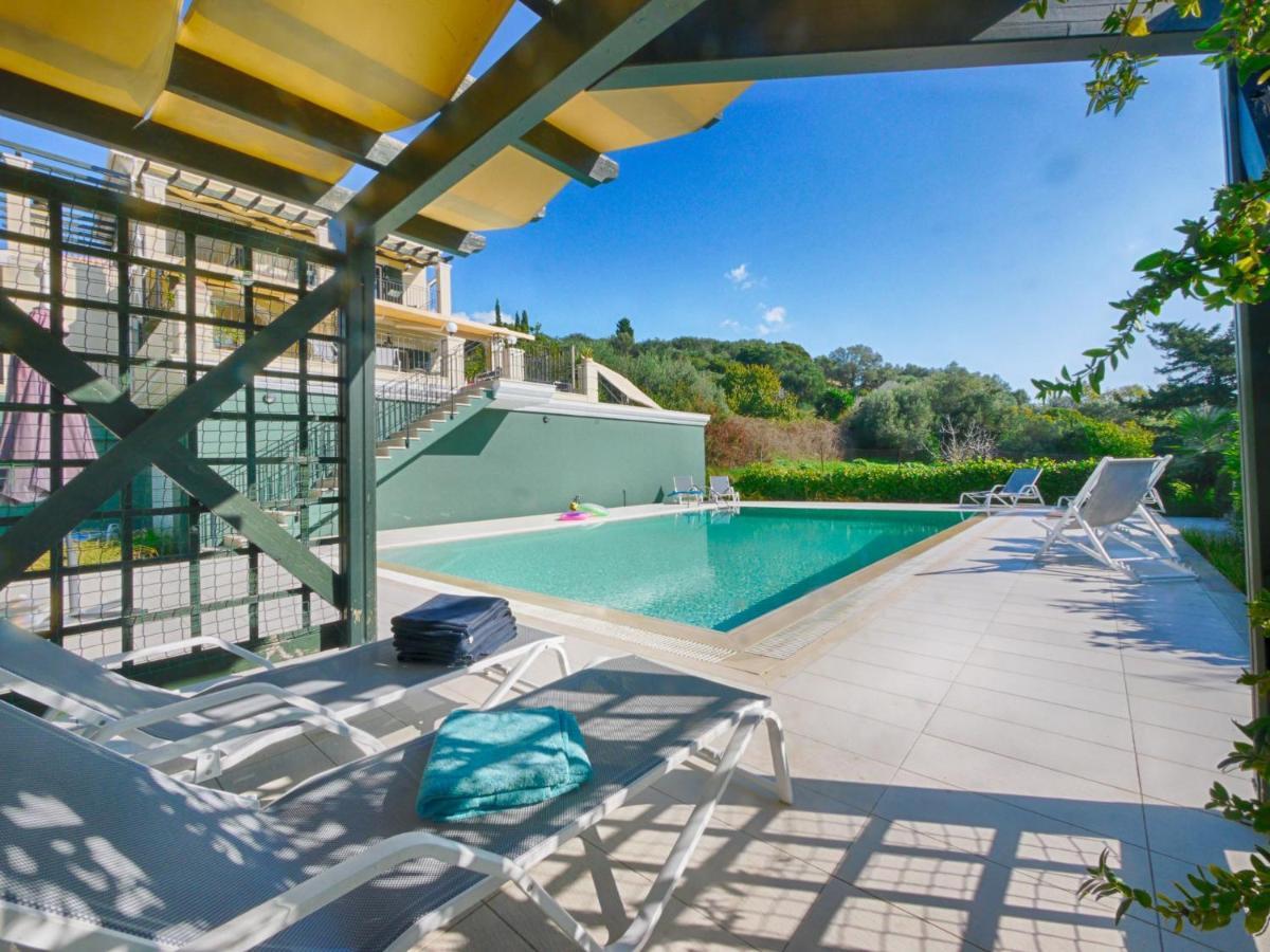 Villa Afionas - 3 Minutes From The Beach With Heated Eco-Pool And Sunset View Exteriör bild