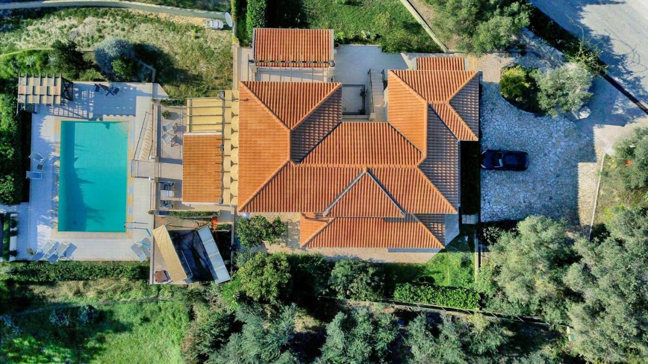 Villa Afionas - 3 Minutes From The Beach With Heated Eco-Pool And Sunset View Exteriör bild